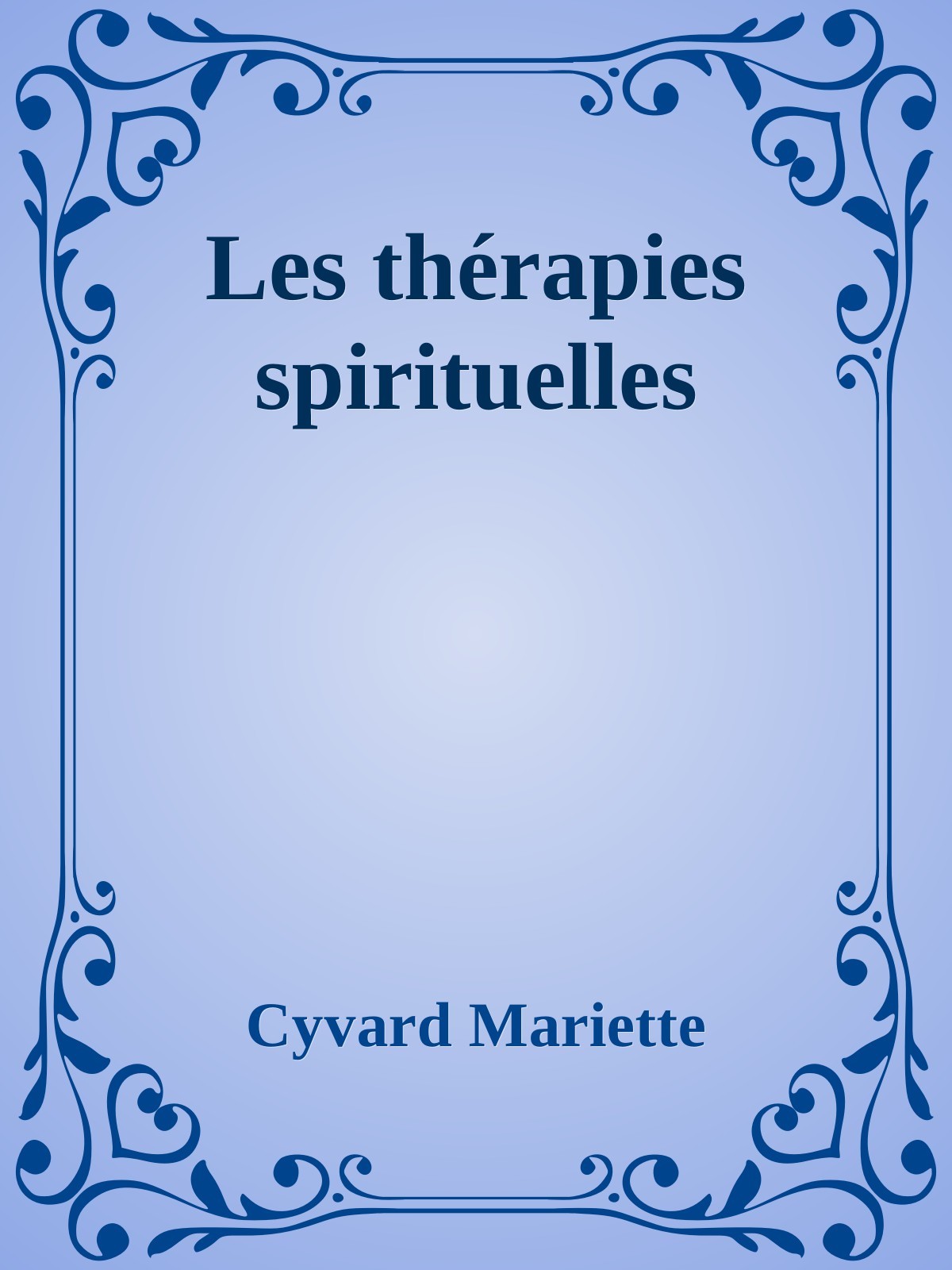 Les thérapies spirituelles